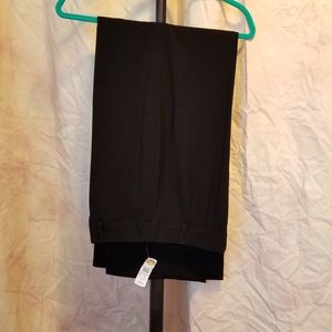 Talbot's Black Dress Pants, wide leg, NWT, sz 10